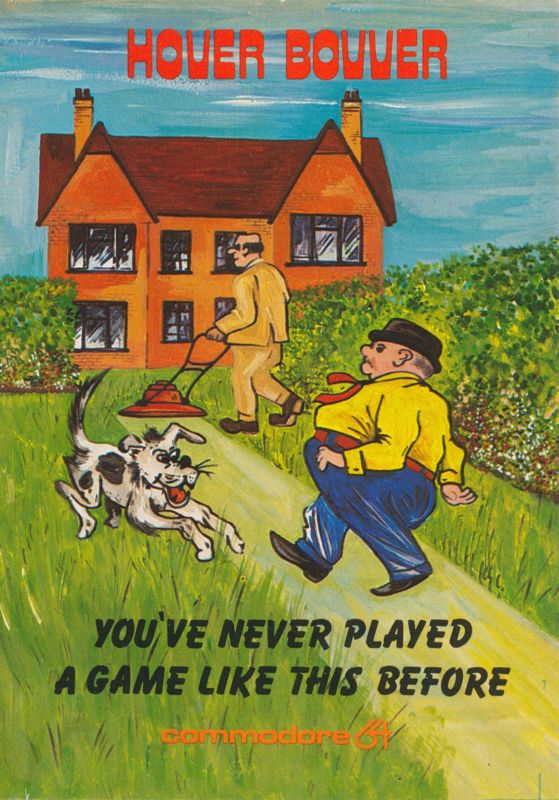 Hover Bovver box art for Commodore 64